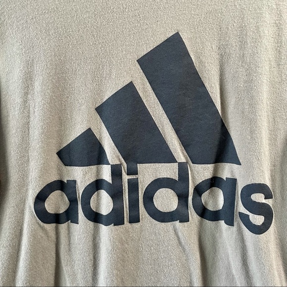 Olive Green Adidas Long Sleeve T-shirt - Picture 2 of 4